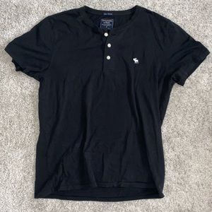 Men’s medium Abercrombie quarter button shirt
